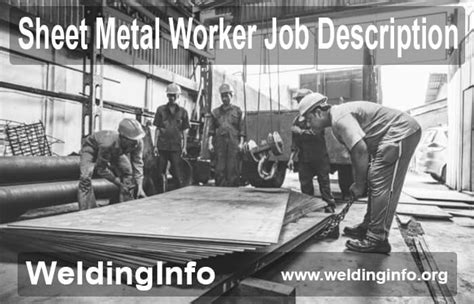 sheet metal worker job vacancy|sheet metal fabrication job duties.